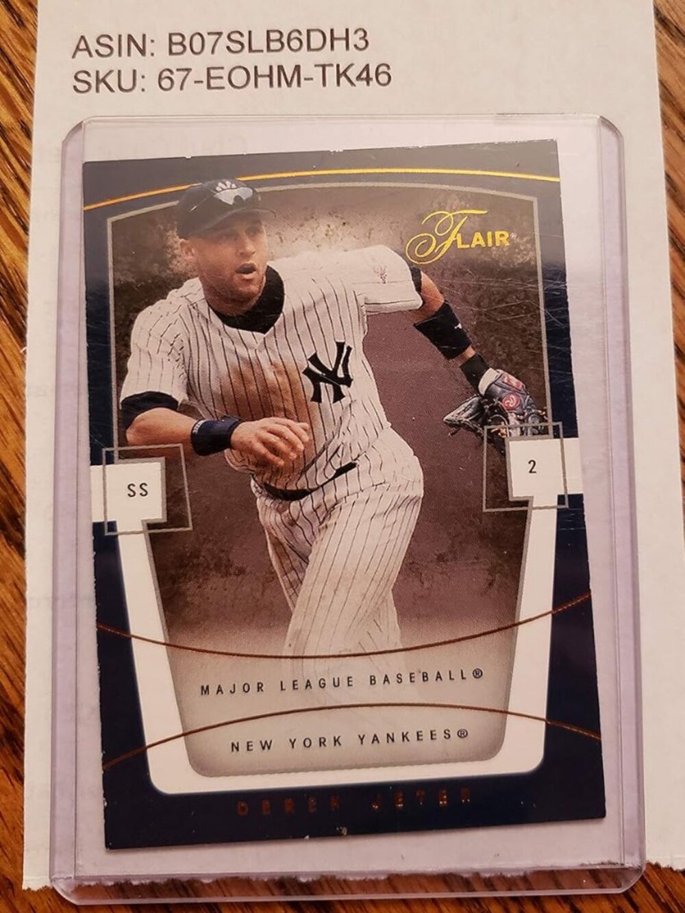 2004 Fleer Skybox International® DEREK JETER, New York Yankees™ Flair 2004